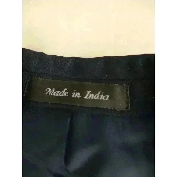 LRL Ralph Lauren Blazer Sport Coat Jacket Sz 41R Navy Blue Gold Button 100% Wool - Picture 9 of 14